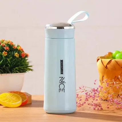 Motivational Gradient Water Bottle โ Leak-Proof with Time Markers & Strap