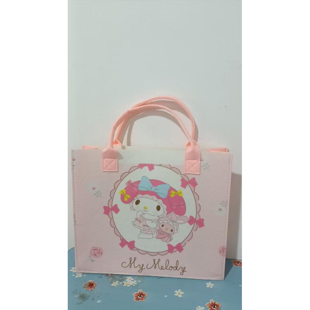 Premium Washable Bunny Tote Bag – Cute Cartoon Design for Kids & Teens