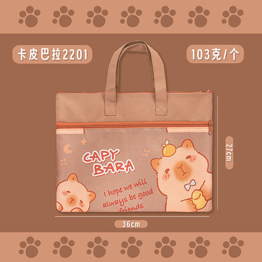 Cartoonistic Carry Bag with Zip Lock