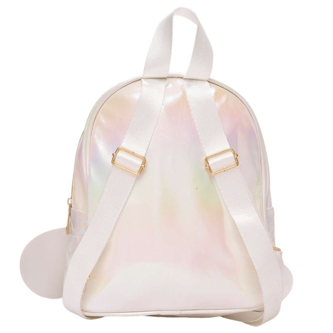 Holographic Butterfly Bunny Kids Backpack