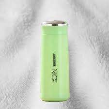 Motivational Gradient Water Bottle – Leak-Proof with Time Markers & Strap