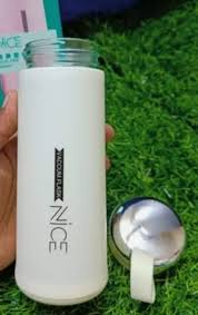 Motivational Gradient Water Bottle – Leak-Proof with Time Markers & Strap