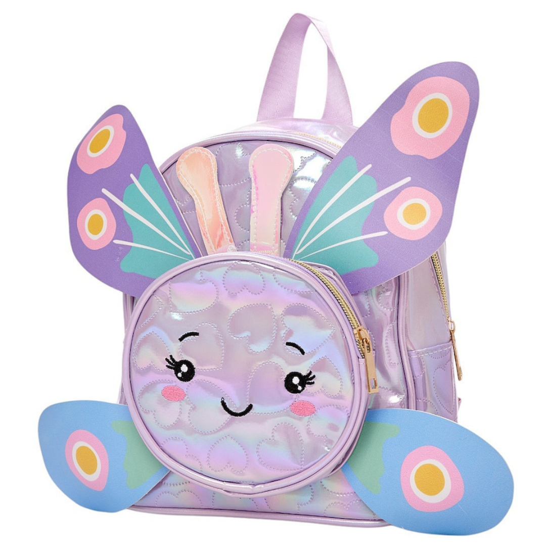 Holographic Butterfly Bunny Kids Backpack