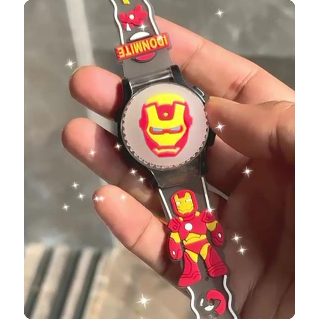 Kids LED Spinner watch -fun and fidget Toy & Timepiece