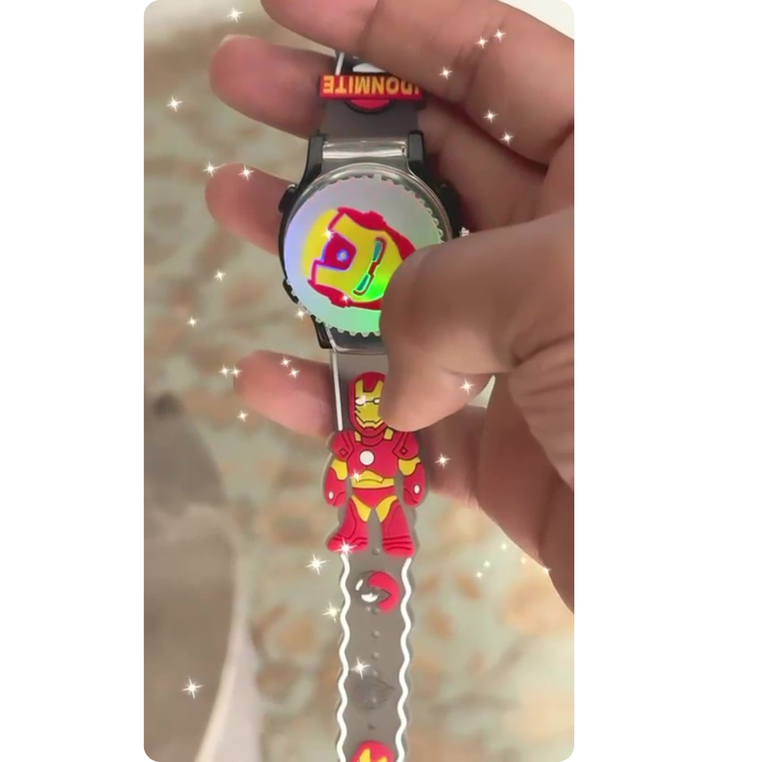 Kids LED Spinner watch -fun and fidget Toy & Timepiece