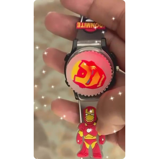 Kids LED Spinner watch -fun and fidget Toy & Timepiece