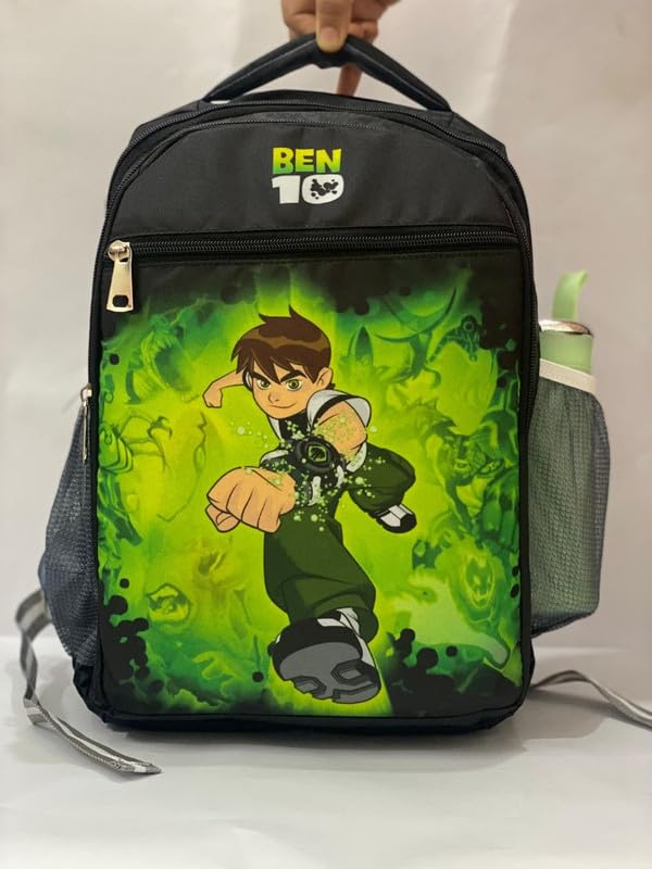 School Backpack for Boys and Girls Spider man Printed Waterproof Backpack Bag Ideal For Kids Bag UKG Nursery 1st Class School Bags 5-7 years 15 Inch