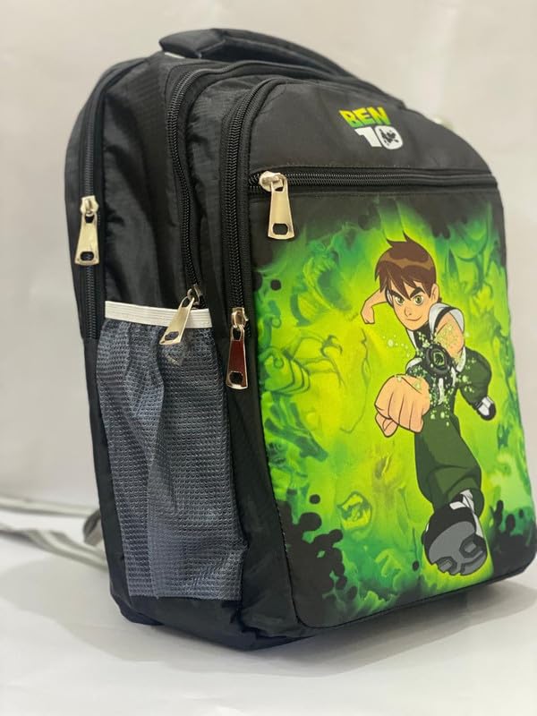 School Backpack for Boys and Girls Spider man Printed Waterproof Backpack Bag Ideal For Kids Bag UKG Nursery 1st Class School Bags 5-7 years 15 Inch