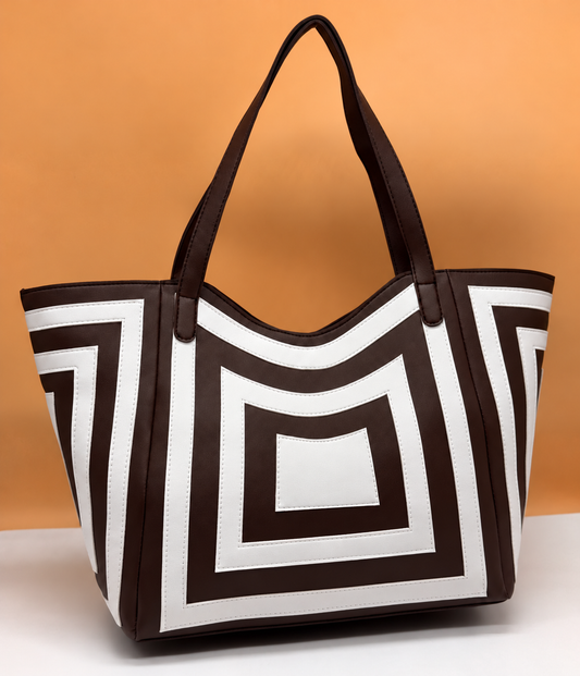 Beautiful Women's Geometric Shoulder Tote Bag
