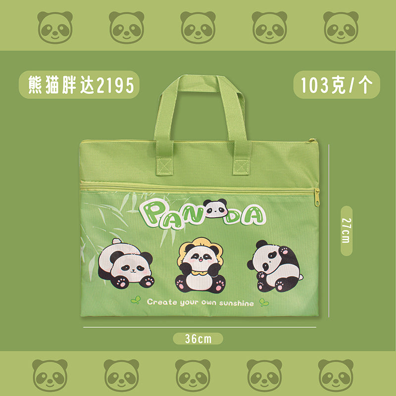 Cartoonistic Carry Bag with Zip Lock