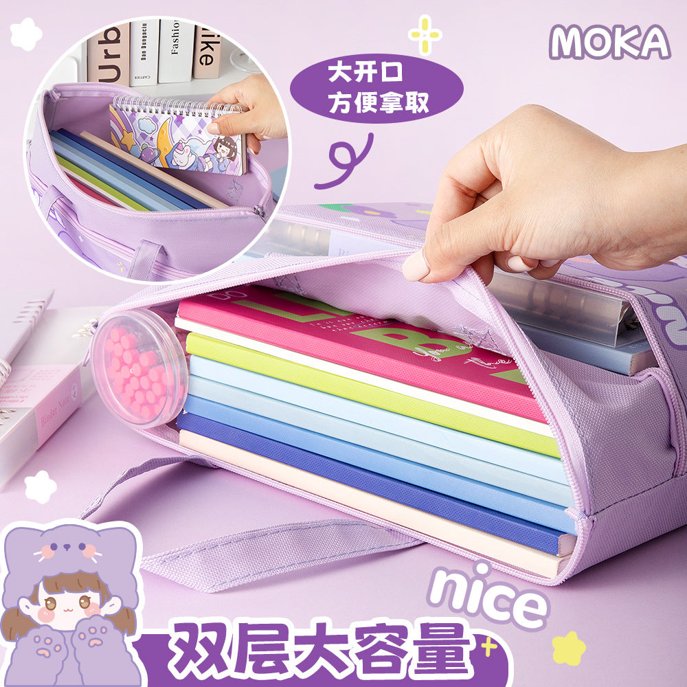Cartoonistic Carry Bag with Zip Lock