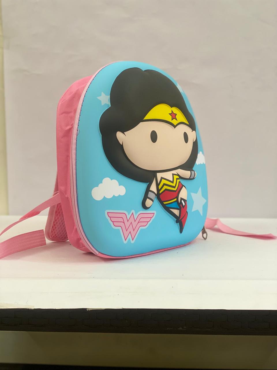 Wonder Hero 3D Hard Case Kids Backpack