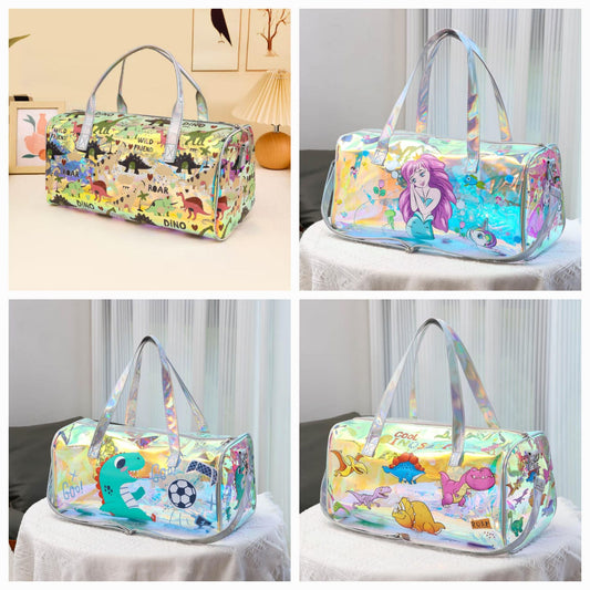 🌟 Kids' Holographic Duffle Bags – Fun, Colorful & Functional! 🌈
