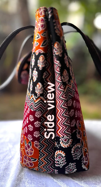 Premium Canvas Tote Bag with Pouch-Brown