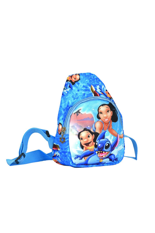 Kids Cartoon Chest Bag – Lightweight Crossbody Sling for Boys & Girls (3–10 Yrs)
