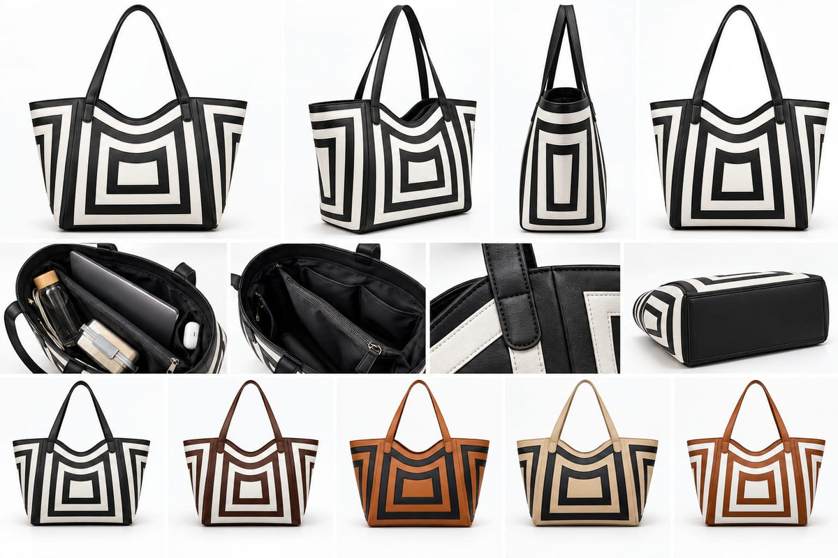 Beautiful Women's Geometric Shoulder Tote Bag