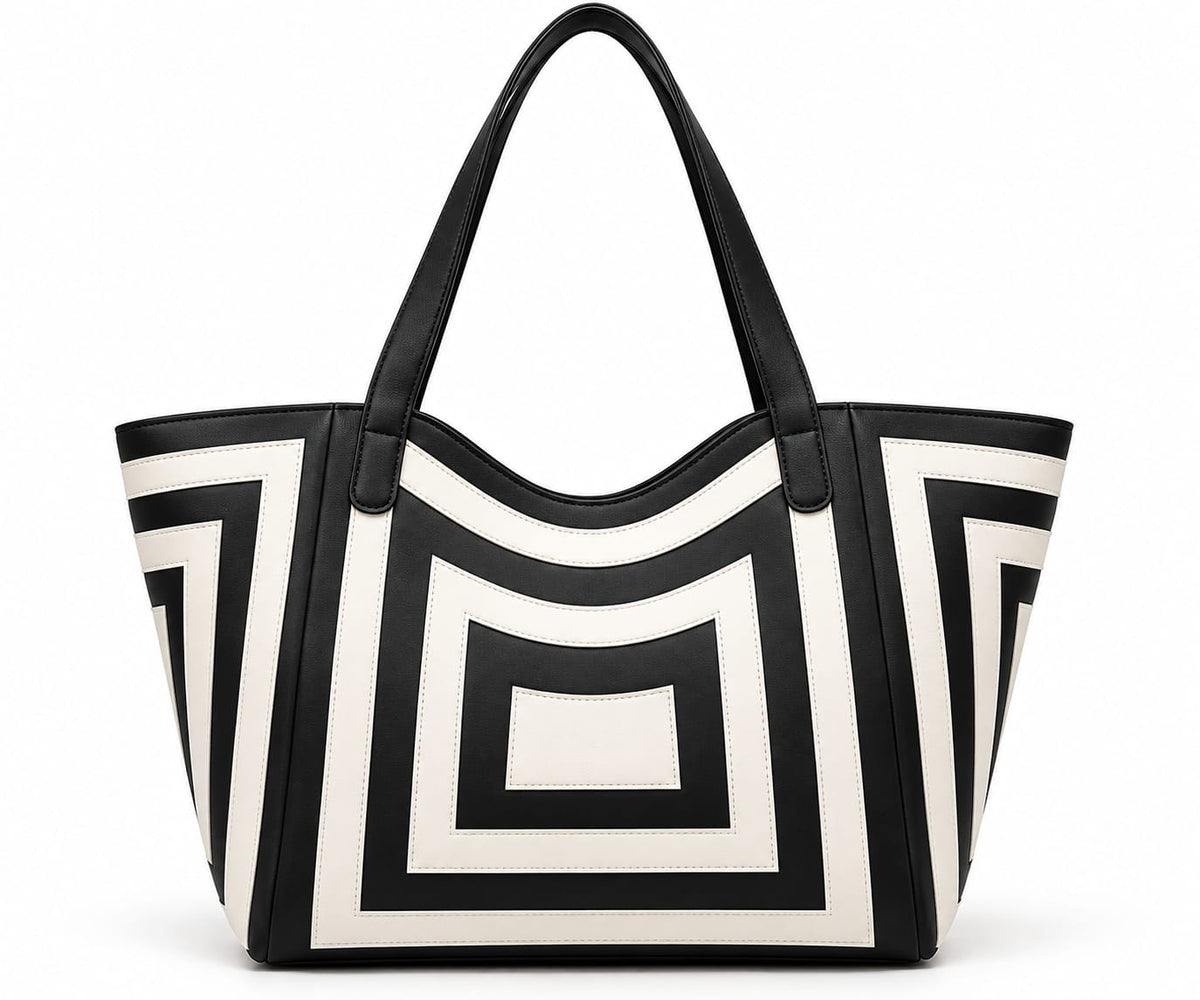 Beautiful Women's Geometric Shoulder Tote Bag