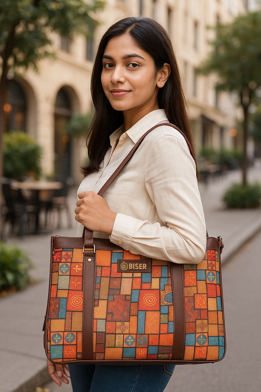 Elegant Sling cum Handbag – Paisley classic